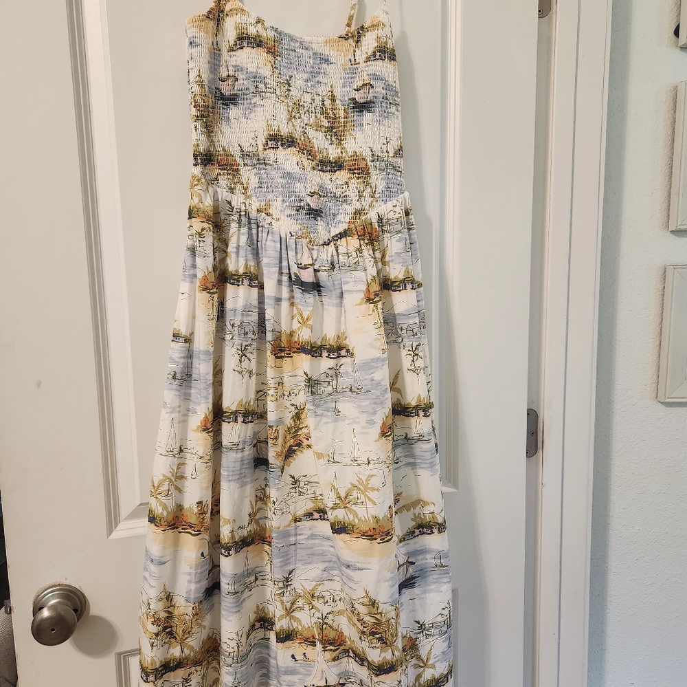 Abercrombie & Fitch Drop Waist Smocked Dress - Picture 8 of 8